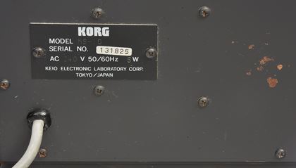 Korg-MS-10 needing service s/n 131825